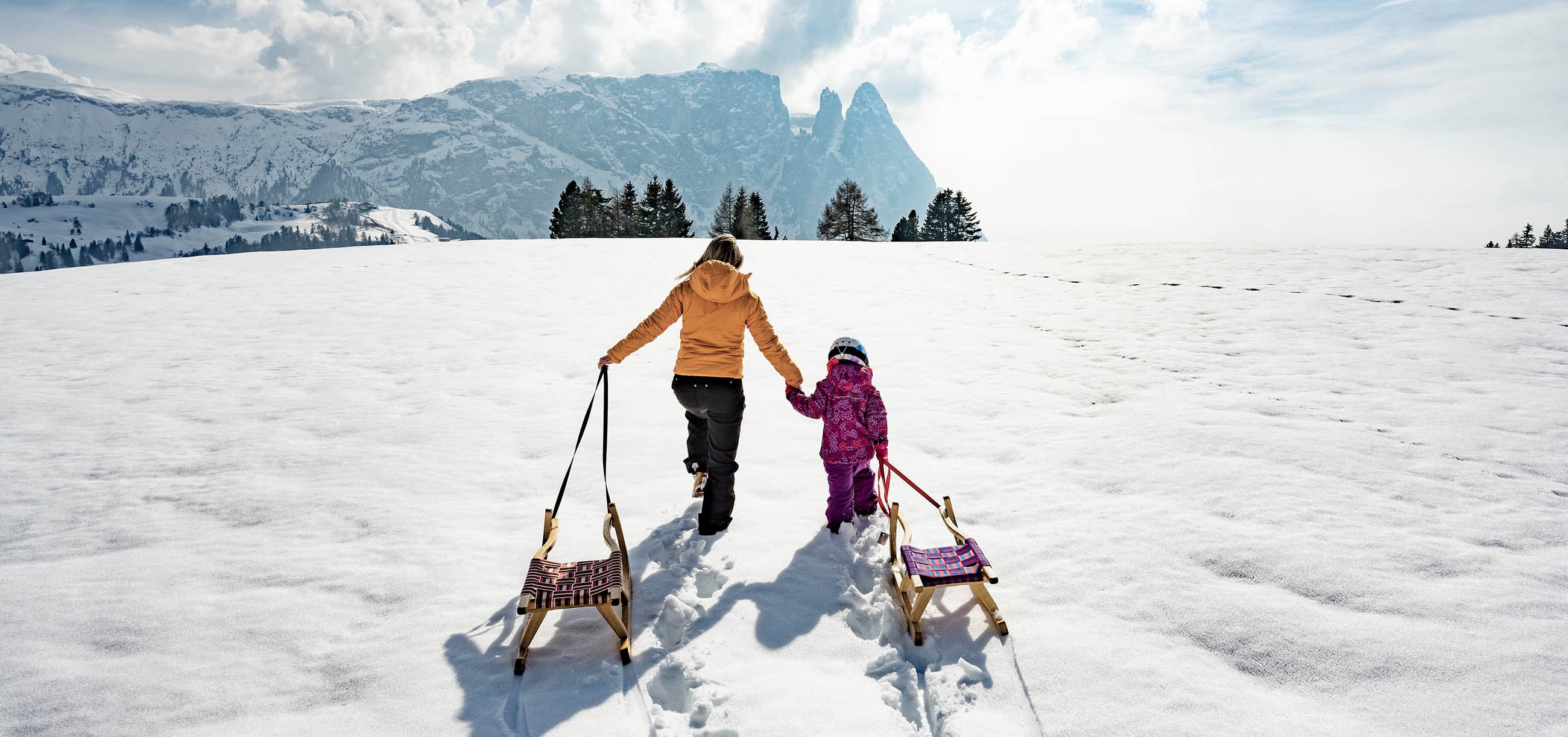 Bauerhofurlaub winterurlaub skiurlaub dolomiten seiser alm kastelruth langlauf pistengaudi rodeln ferienwohnung formsunhof (5)