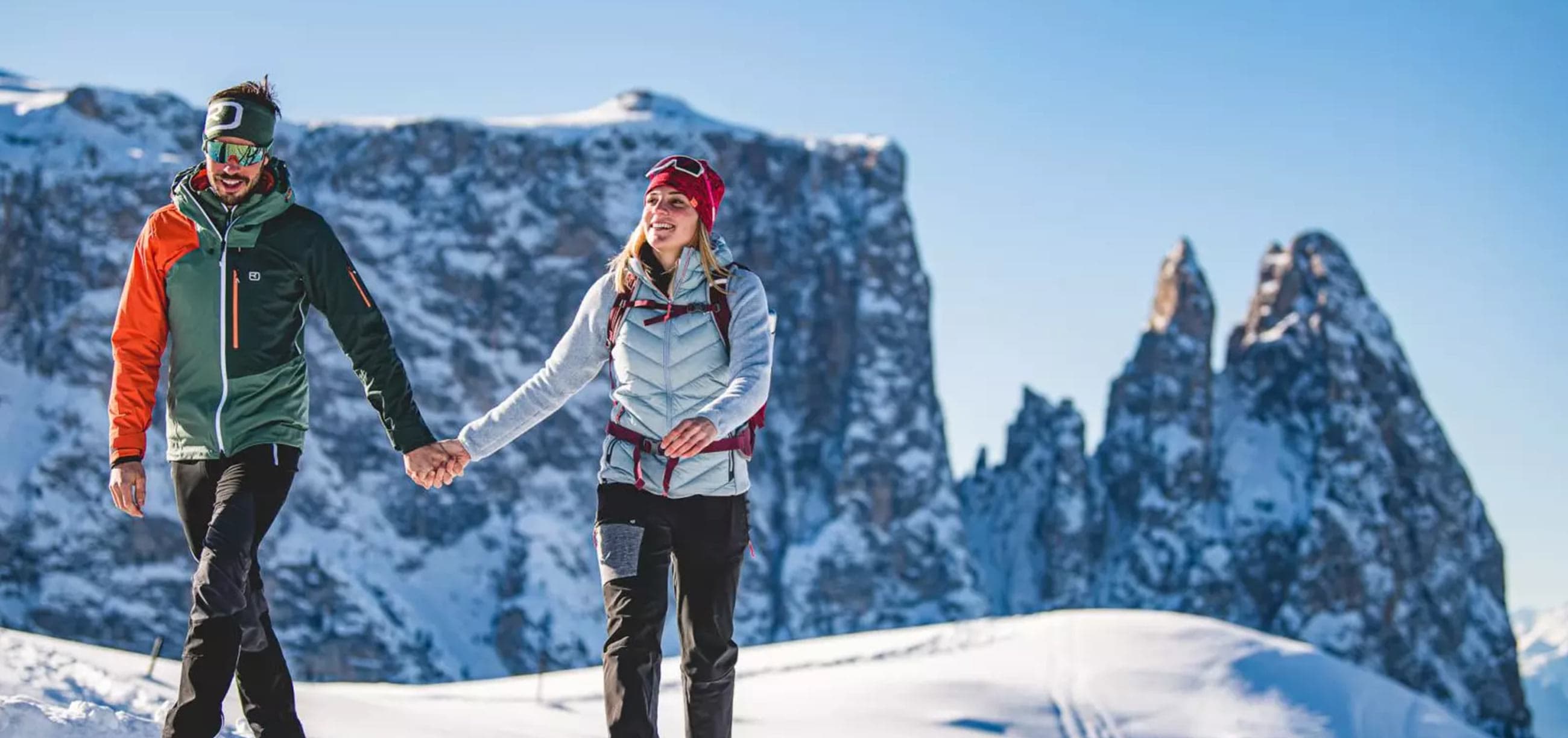 Winterurlaub Skiurlaub Dolomiten Seiser Alm Kastelruth Langlauf Pistengaudi (6)